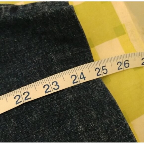 Allison Daley Women's Blue Straight Leg Mid Rise Designer Jeans Plus Size 18 S - Picture 6 of 7